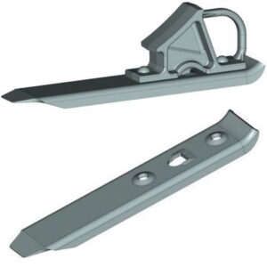 Башмак тормозной горочный в сборе, предназначен для торможения грузовых и других типов вагонов на сортировочных горках