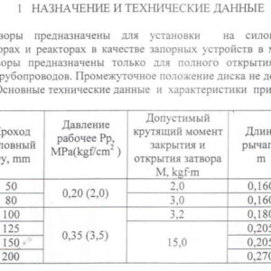 Затвор трансформаторный описание
