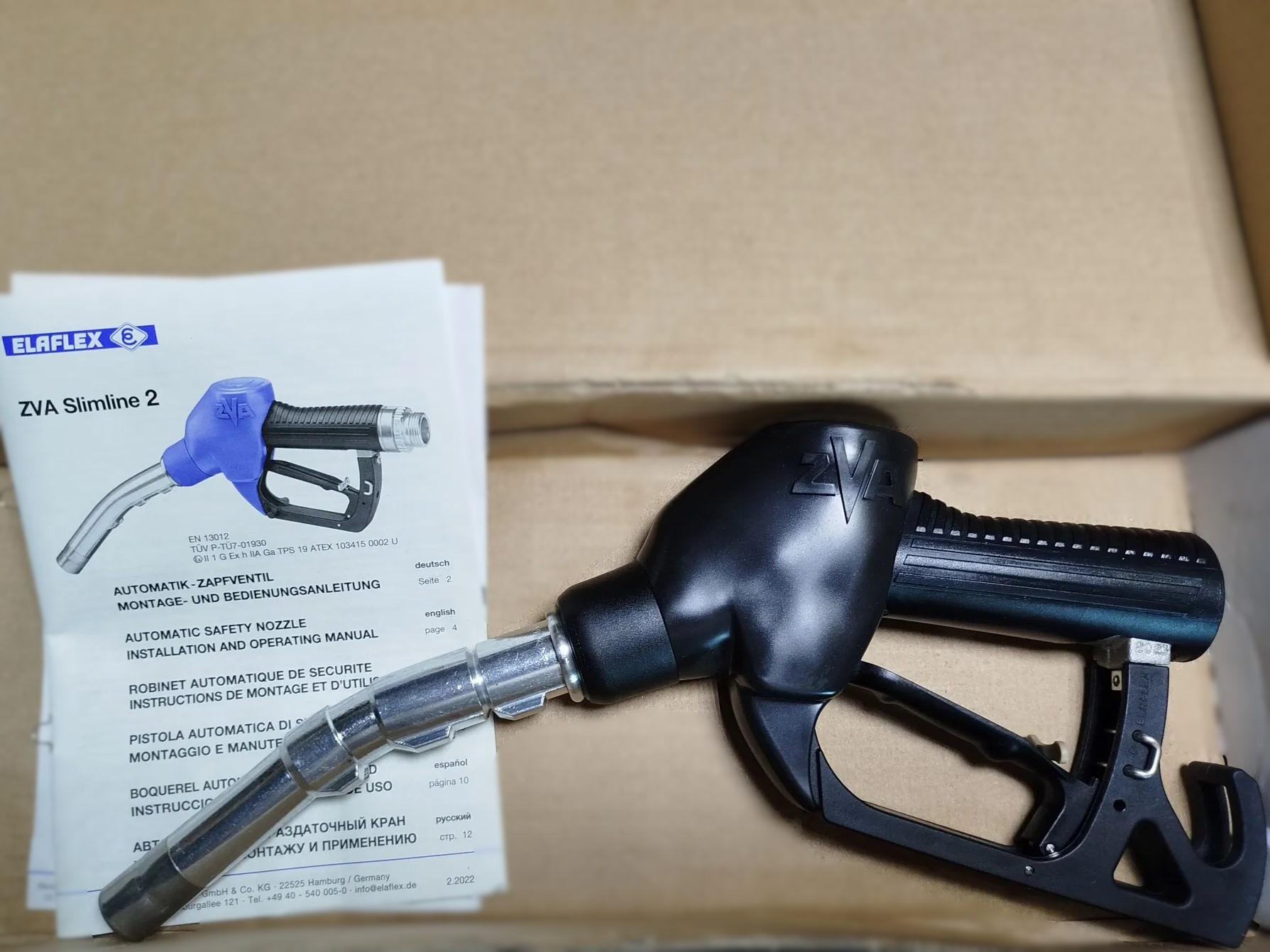 Kran_ZVA_19__ELAFLEX ZVA заправний пістолет