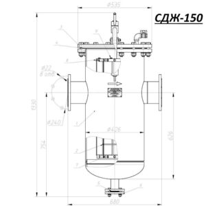 Фільтр сітчастий дренажний рідинний (СДЖ) призначений для очищення від механічних домішок нафтопродукту
